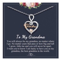 UPROMI Mothers Day Gifts for Grandma Birthday Christmas Best Gigi Gifts Ideas for Grandma Necklace Older Women S-8H-N-Grandma
