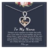 UPROMI Mothers Day Gifts for Nana Necklace Birthday Best Nana Ever Grandmother Grandma Gigi Gifts from Grandkids S-8H-N-Nana