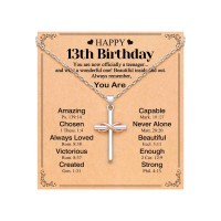 UPROMI 13 Year Old Girl Gifts Happy 13th Birthday Decorations Gifts for 13 Year Old Teen Teenage Girls Trendy Stuff Necklace Cool Best Presents S-8cross-N-13th bday UPROMI 13 Year Old Girl Gifts Happy 13th Birthday Decorations Gifts for 13 Year Old Teen Teenage Girls Trendy Stuff Necklace Cool Best Presents S-8cross-N-13th bday