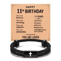 UPROMI 11 Year Old Boy Birthday Gifts, 11th Birthday Gifts for Boys S-Cross rope-B-11th bday