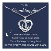 UPROMI Necklaces for Teen Girls Gifts Trendy Stuff Tween Granddaughter from Grandma First Day of Kindergarten Preschool Back to School Gifts for Kids 8 12 10 14 16 13 Year Old Girl Birthday Teenage Y-GD-star moon-N